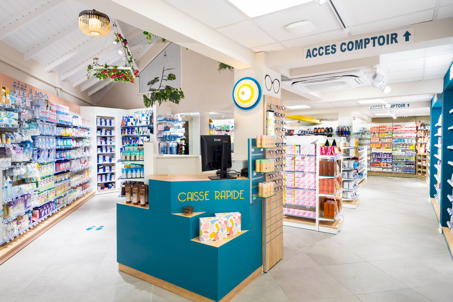Rénovation pharmacie agencement mobilier espace de vente